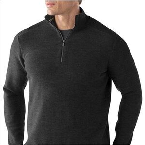 Smartwool Mens Kiva Ridge Half Zip Gray Large